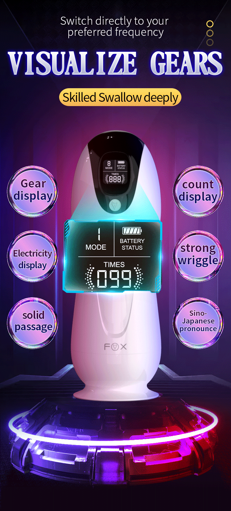Automatic Sucking Telescopic Intelligent Sound Heating Simulation Sex Masturbation