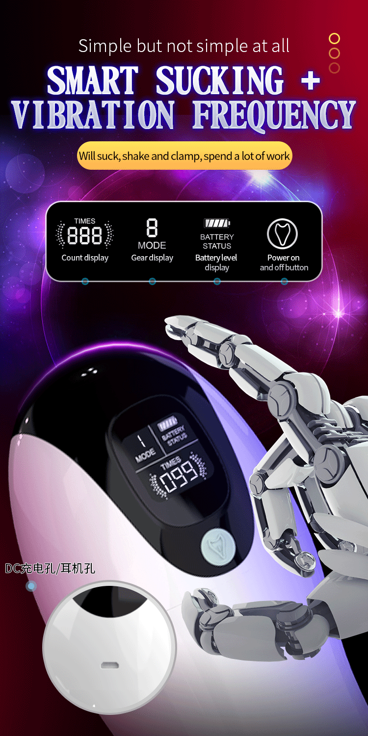 Automatic Sucking Telescopic Intelligent Sound Heating Simulation Sex Masturbation
