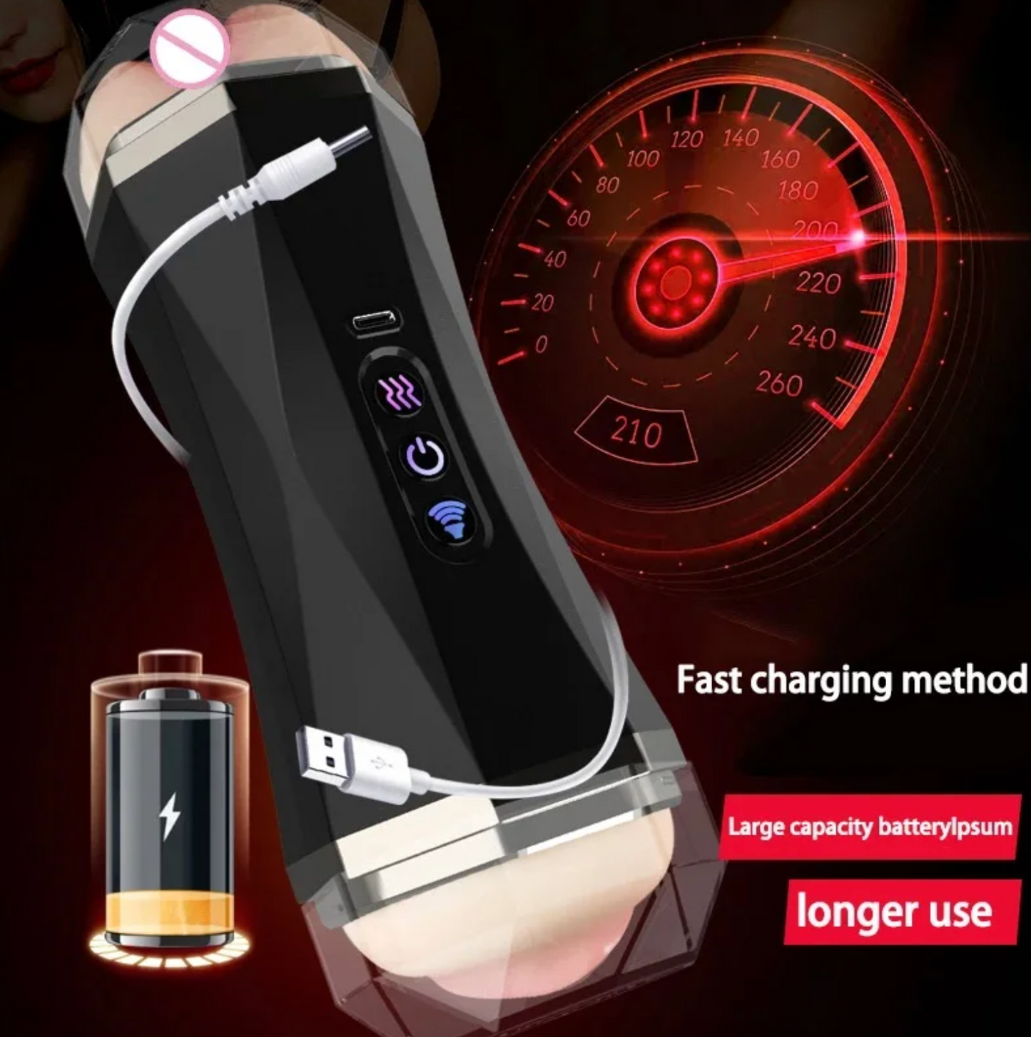 Automatic Sucking Blowjob Machine, Best Blowjob Toy for Men, 8002